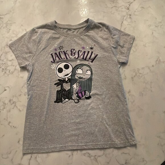 Disney Nightmare before Christmas Jack Sally t-shirt - Picture 2 of 6